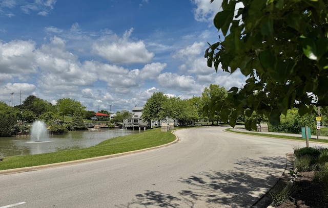 828 Graceland Ave Unit 404, Des Plaines, IL 60016 - view of asphalt street with a water view and curbs
