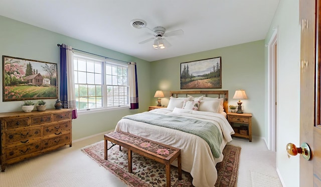 2903 Prairie Meadow Dr, Champaign, IL 61822 - carpeted bedroom with baseboards and ceiling fan