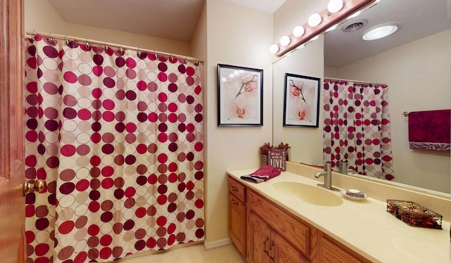 2903 Prairie Meadow Dr, Champaign, IL 61822 - full bathroom featuring vanity and curtained shower