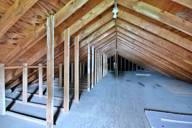 1021 Vine St, Joliet, IL 60435 - view of attic