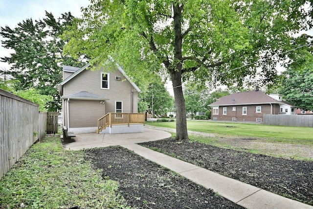 1021 Vine St, Joliet, IL 60435 - view of home's exterior with a patio and a wooden deck