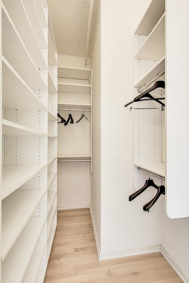 1530 S State St Unit 17B, Chicago, IL 60605 - walk in closet featuring light wood finished floors