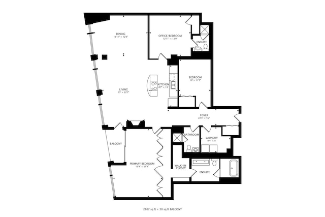 1530 S State St Unit 17B, Chicago, IL 60605 - room layout