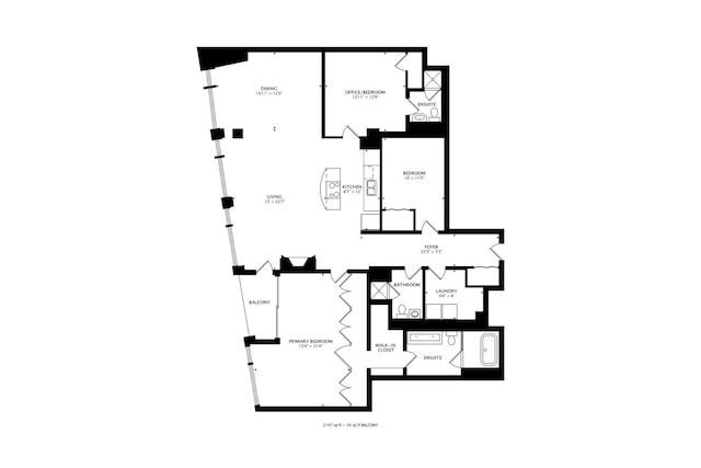 1530 S State St Unit 17B, Chicago, IL 60605 - view of room layout