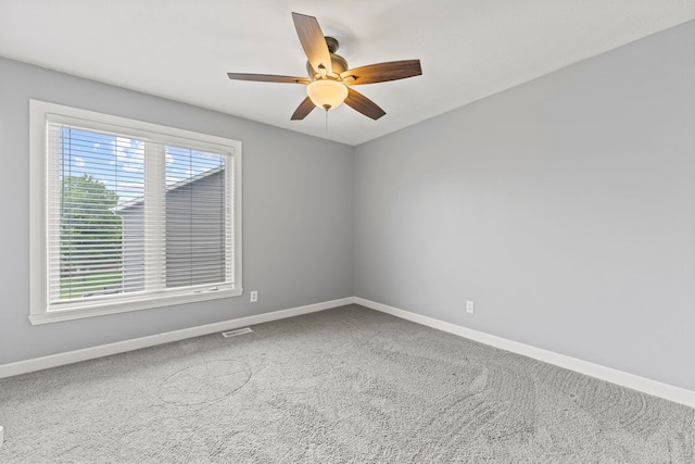 1924 Prestwold Pl, Machesney Park, IL 61115 - carpeted empty room featuring baseboards, plenty of natural light, and ceiling fan