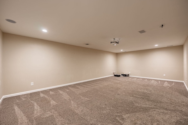 1924 Prestwold Pl, Machesney Park, IL 61115 - carpeted empty room featuring baseboards and recessed lighting