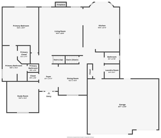 1924 Prestwold Pl, Machesney Park, IL 61115 - floor plan / room layout