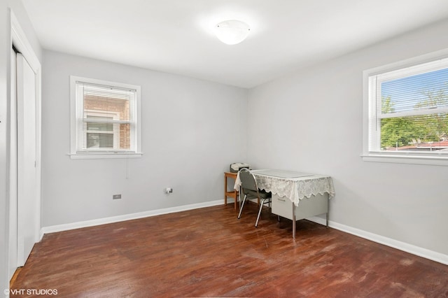 5200 S Mozart Ave, Chicago, IL 60632 - home office with wood finished floors and baseboards