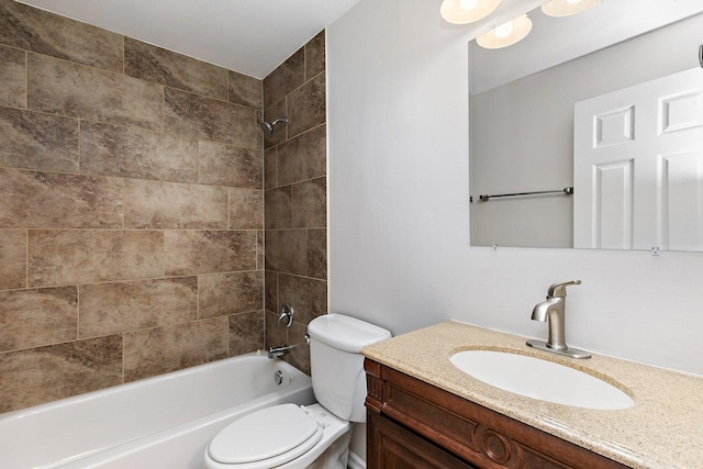 1623 Camberley Ct, Bartlett, IL 60103 - bathroom with toilet, shower / washtub combination, and vanity