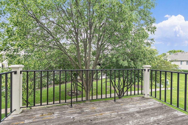 1623 Camberley Ct, Bartlett, IL 60103 - wooden terrace with a lawn