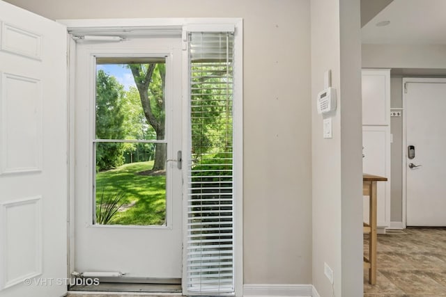 230 W Golfview Ter, Palatine, IL 60067 - doorway to outside featuring baseboards