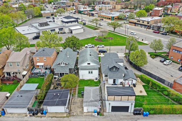 6141 W Peterson Ave, Chicago, IL 60646 - aerial perspective of suburban area