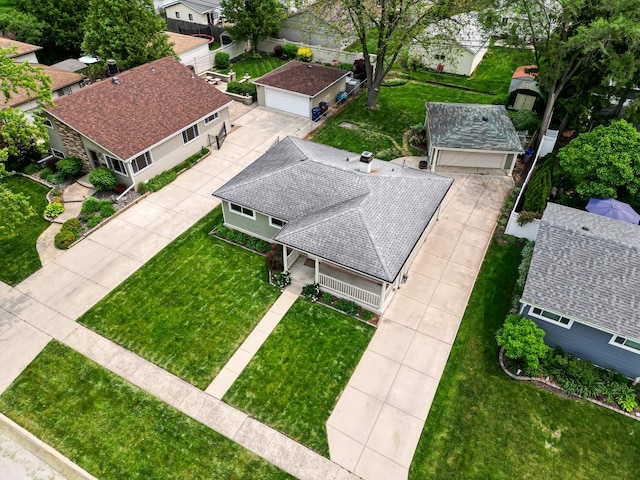 521 N 3rd Ave, Villa Park, IL 60181 - aerial view of residential area