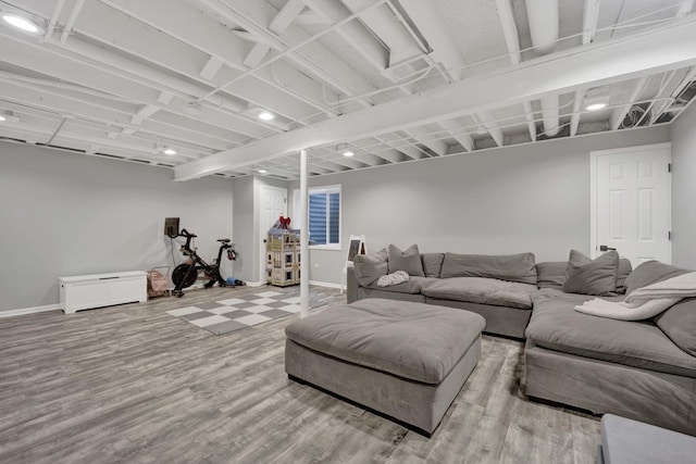 332 Buckingham Ct, Lombard, IL 60148 - living room featuring wood finished floors