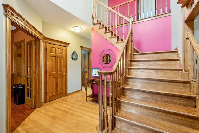 310 Westhaven Cir, Geneva, IL 60134 - stairs featuring wood finished floors