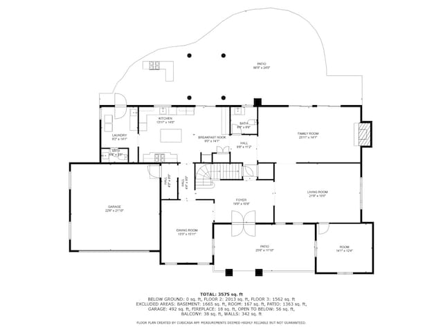 3745 Whirlaway Dr, Northbrook, IL 60062 - home floor plan