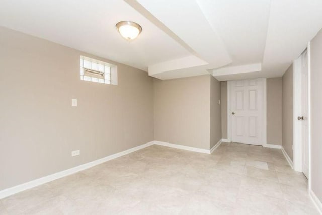 9032 S University Ave, Chicago, IL 60619 - basement with baseboards