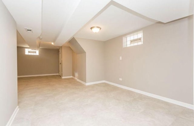 9032 S University Ave, Chicago, IL 60619 - below grade area with baseboards