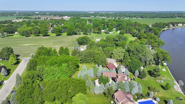 701A Hill Dr, Rock Falls, IL 61071 - drone / aerial view of a large body of water and a tree filled landscape