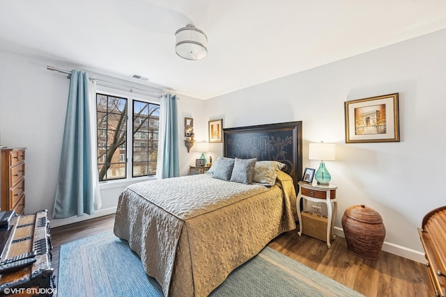 445 N Park Blvd Unit 3D, Glen Ellyn, IL 60137 - bedroom featuring wood finished floors and baseboards