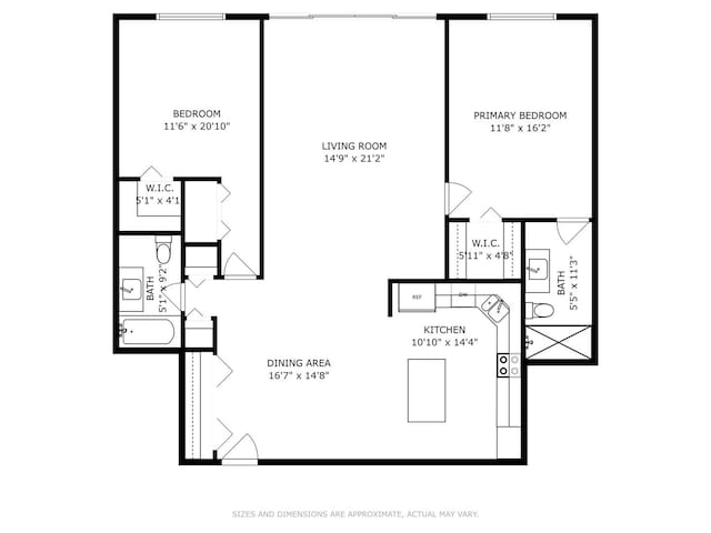445 N Park Blvd Unit 3D, Glen Ellyn, IL 60137 - room layout
