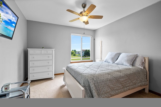 25411 W Juniper Ct, Plainfield, IL 60585 - bedroom featuring carpet flooring and a ceiling fan
