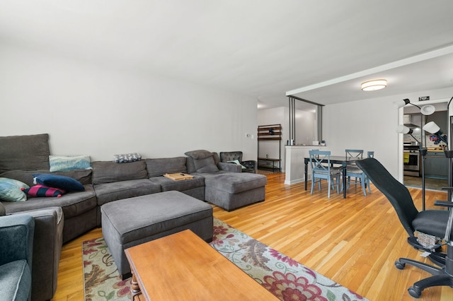 318 Custer Ave, Evanston, IL 60202 - living room featuring light wood-style flooring