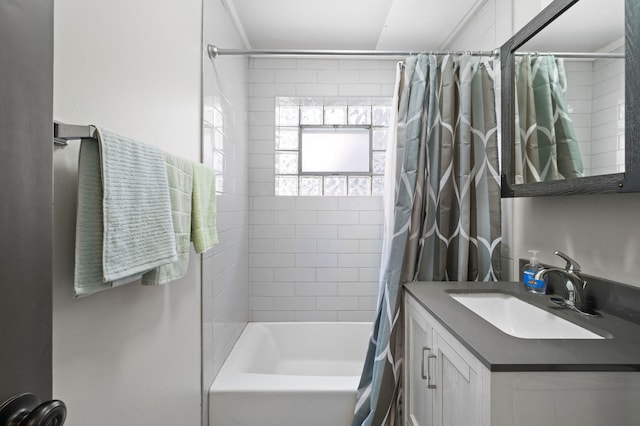 318 Custer Ave, Evanston, IL 60202 - full bath featuring vanity and shower / bath combination with curtain