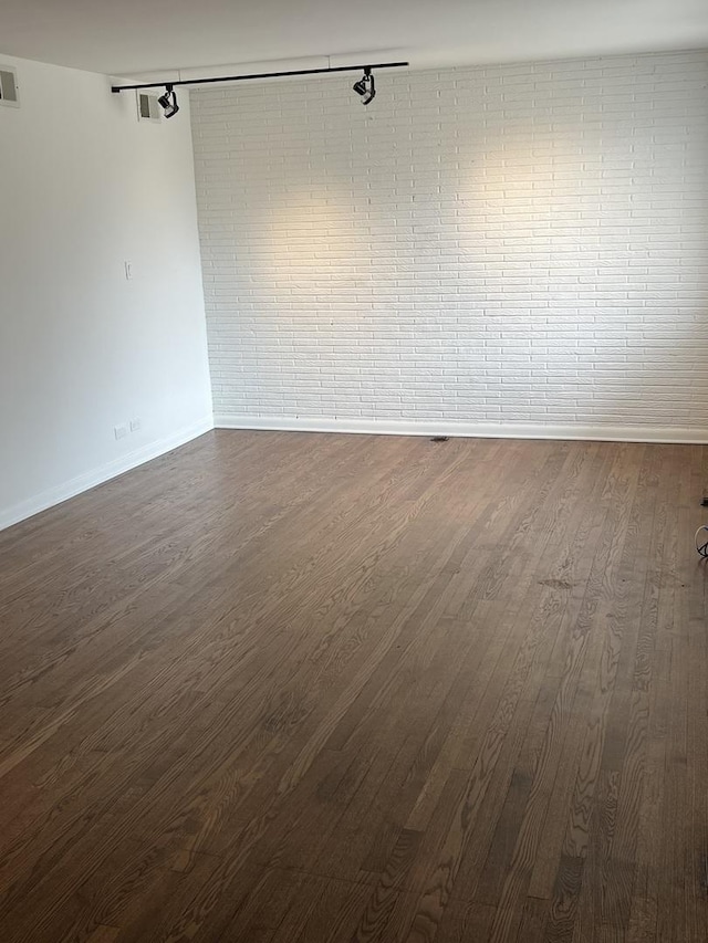 7 Garden Dr Unit 7, La Grange Park, IL 60526 - unfurnished room with dark wood-style floors and baseboards