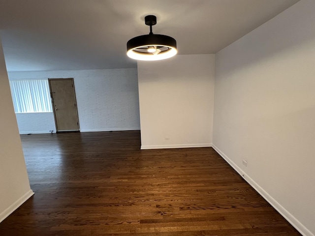 7 Garden Dr Unit 7, La Grange Park, IL 60526 - empty room with dark wood-style flooring and baseboards