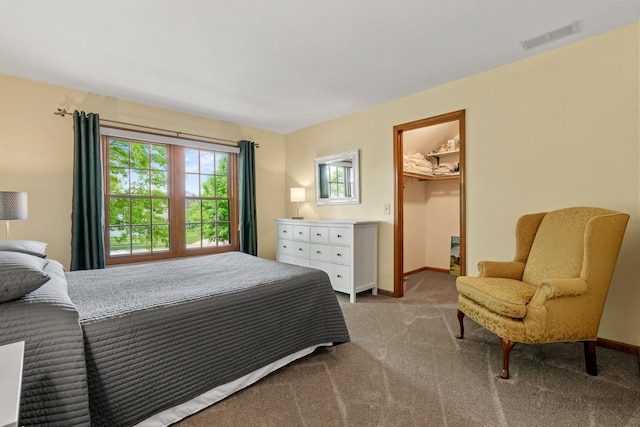 1514 Triple Crown Ct, Saint Charles, IL 60174 - bedroom featuring carpet, baseboards, a walk in closet, and a closet