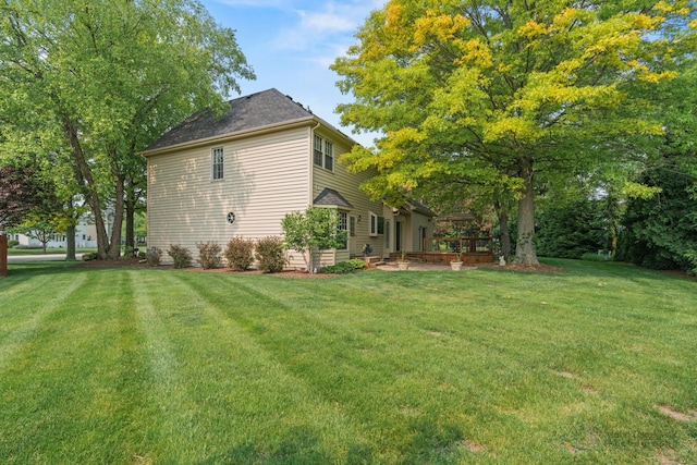 1514 Triple Crown Ct, Saint Charles, IL 60174 - view of home's exterior with a lawn and a deck