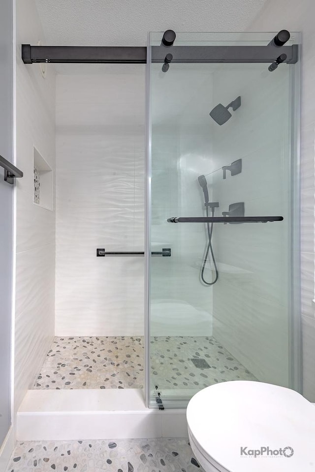222 N Columbus Dr Unit 2808, Chicago, IL 60601 - bathroom featuring a shower stall and toilet