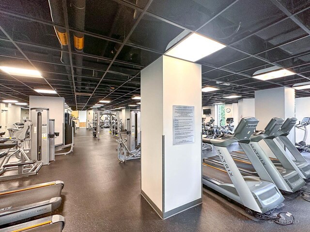 222 N Columbus Dr Unit 2808, Chicago, IL 60601 - view of gym
