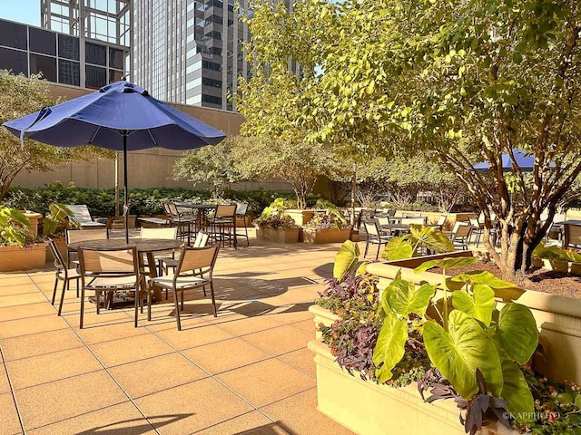 222 N Columbus Dr Unit 2808, Chicago, IL 60601 - view of patio featuring outdoor dining area