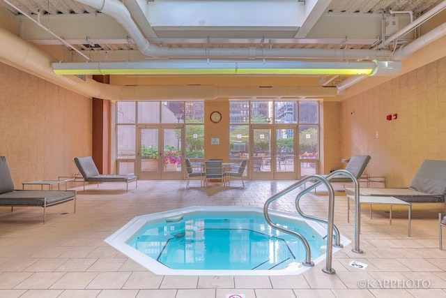 222 N Columbus Dr Unit 2808, Chicago, IL 60601 - view of pool with french doors
