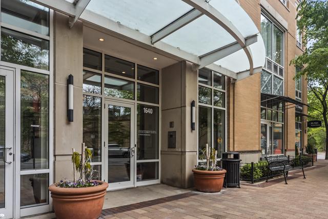 1640 Maple Ave Unit 505, Evanston, IL 60201 - doorway to property featuring french doors and central AC unit