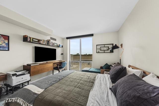1640 Maple Ave Unit 505, Evanston, IL 60201 - bedroom featuring access to exterior and expansive windows