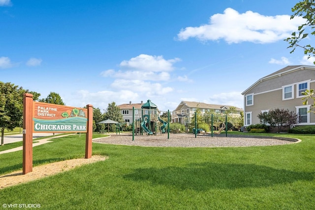 14 E Moseley Rd, Palatine, IL 60074 - community playground with a lawn