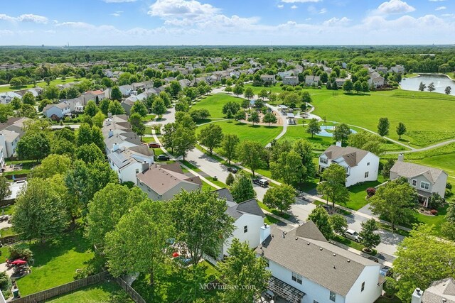 16347 W Cagwin Dr, Lockport, IL 60441 - aerial view of residential area featuring a nearby body of water