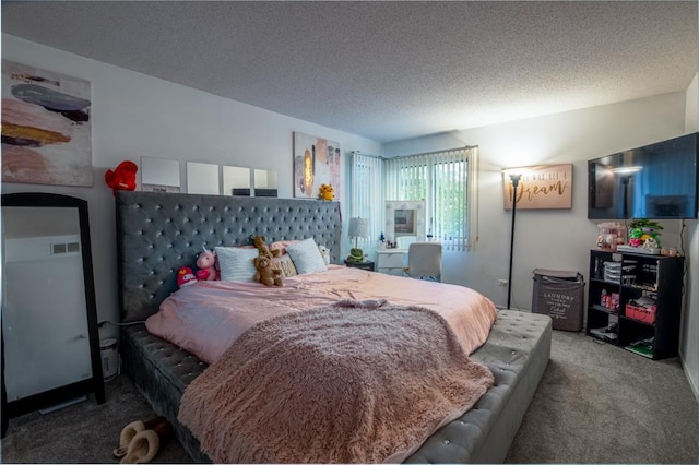 3142 Monterey Dr, Flossmoor, IL 60422 - bedroom featuring carpet flooring and a textured ceiling