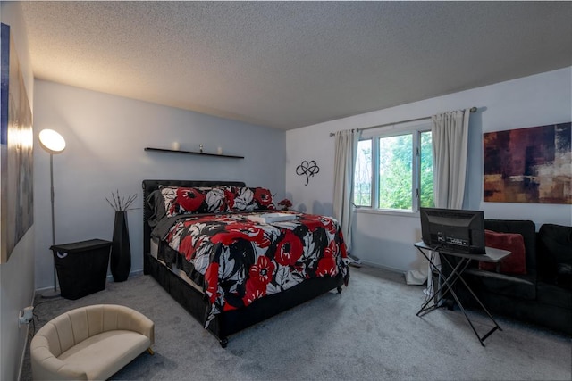 3142 Monterey Dr, Flossmoor, IL 60422 - carpeted bedroom with a textured ceiling