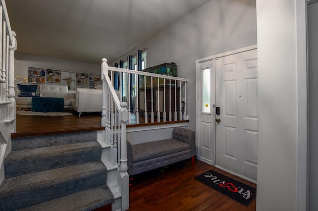 3142 Monterey Dr, Flossmoor, IL 60422 - foyer featuring wood finished floors and stairs