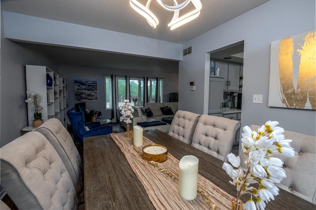 3142 Monterey Dr, Flossmoor, IL 60422 - dining area featuring a chandelier