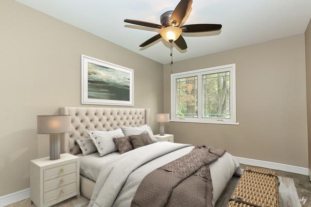 34942 N Gogol Ave, Ingleside, IL 60041 - bedroom featuring baseboards and ceiling fan