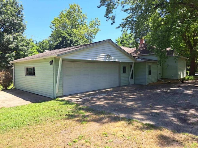 112 W 6th St, Gridley, IL 61744 - view of front of house with an attached garage