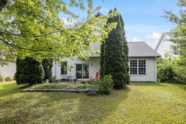2107 Vermette Cir, Plainfield, IL 60586 - rear view of house featuring a yard and a patio area