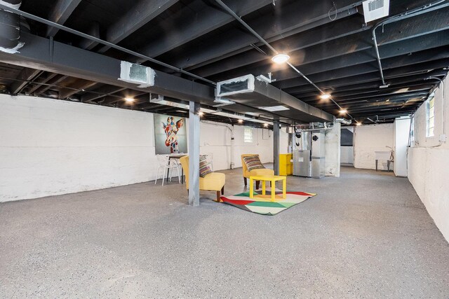 12533 S Lowe Ave, Chicago, IL 60628 - below grade area featuring heating unit
