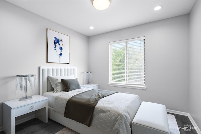 2724 Bluewater Cir, Naperville, IL 60564 - bedroom with wood finished floors, baseboards, and recessed lighting