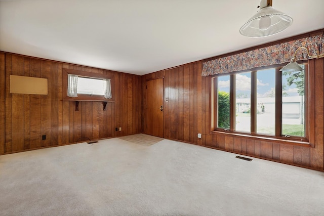 4612 W 89th Pl, Hometown, IL 60456 - carpeted empty room featuring healthy amount of natural light and wood walls